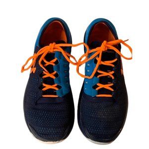 Under Armour SpeedForm Blue Orange Boys Sneakers Size 5.5Y